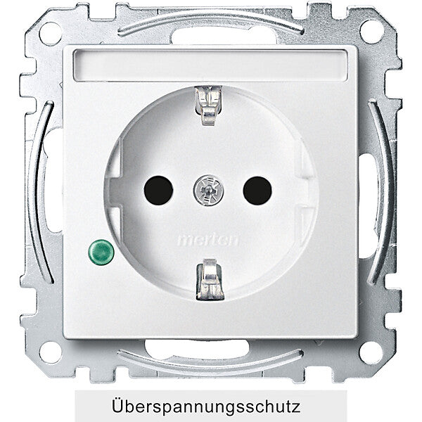 Merten SCHUKO-Steckdose pws Übersp.Sch.Schriftf. MEG2305-0419